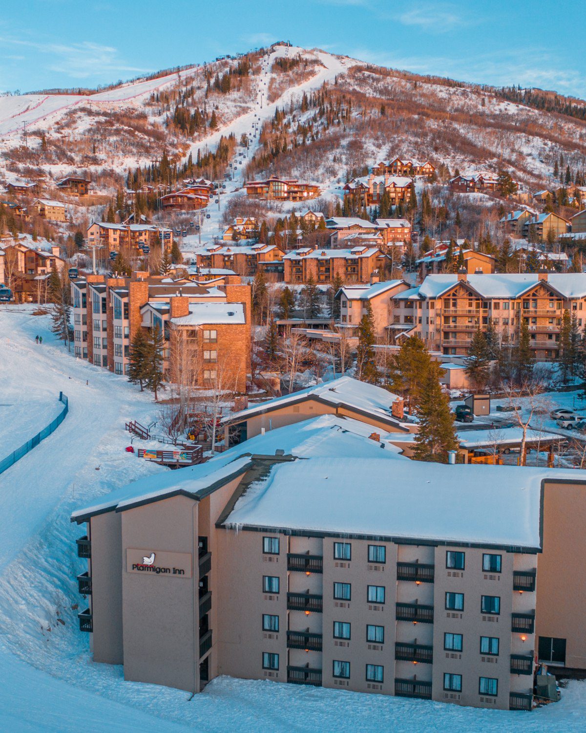 Snowy town